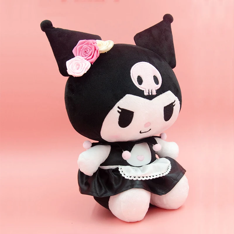 Sanrio милые плюшевые игрушки розовая серия фиолетовый и черный Kuromi My Melody аниме