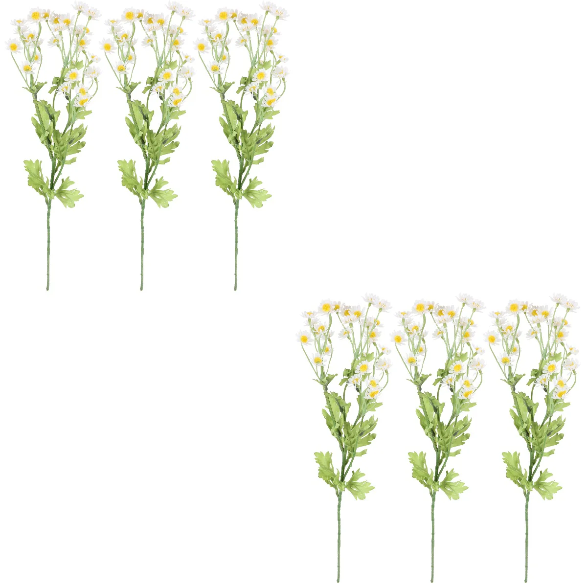 

Daisy Decor Flower Bouquet Chamomile Artificial Faux Simulation Flowers Fake Adorn Home Daisies Stems Living Imitation Bunch