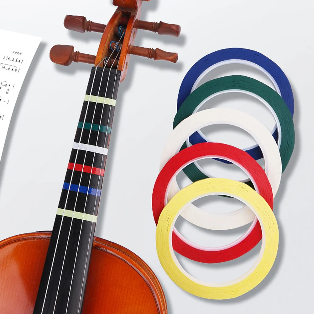 6pcs Violin Tape Violin Finger Position Practice Trainer Stickers Violin Cello Accessories enlarge
