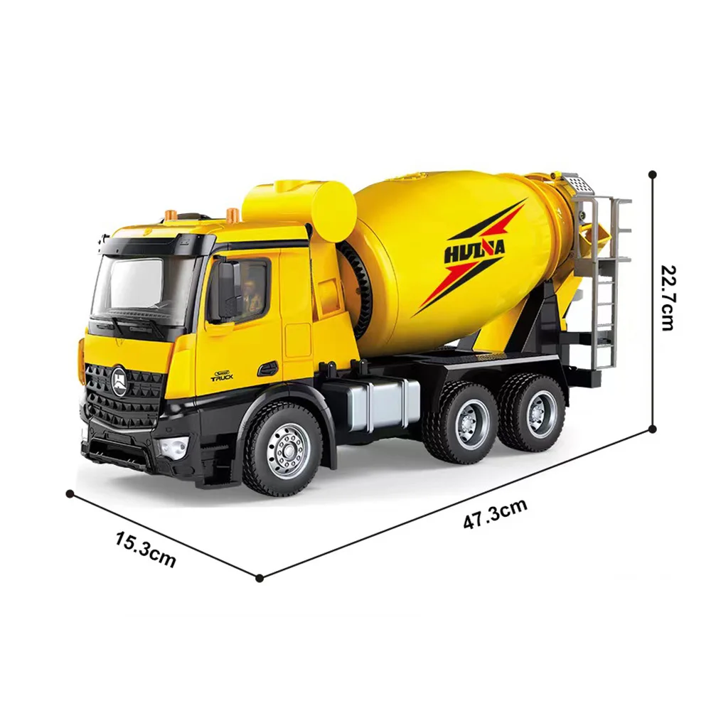 Подарки HUINA 574 1/14 10CH RTR RC Грузовик с дистанционным управлением Бетономешалка