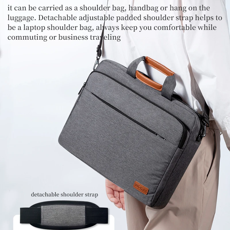 Сумка для ноутбука 15 6 дюймов сумка через плечо мужчин деловой школьный дорожный
