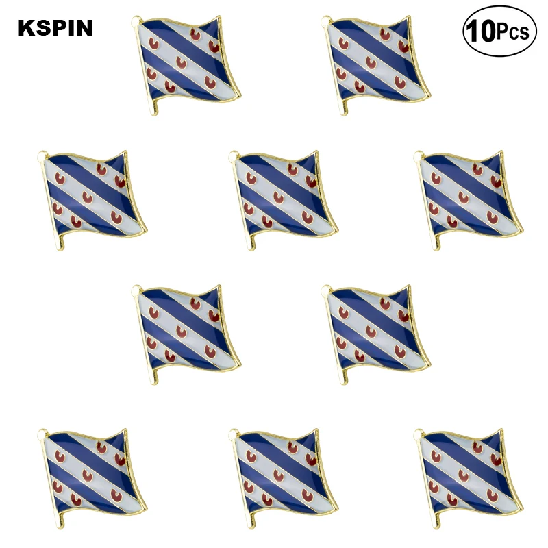 

Friesland Lapel Pin Flag badge Brooch Pins Badges 10Pcs a Lot