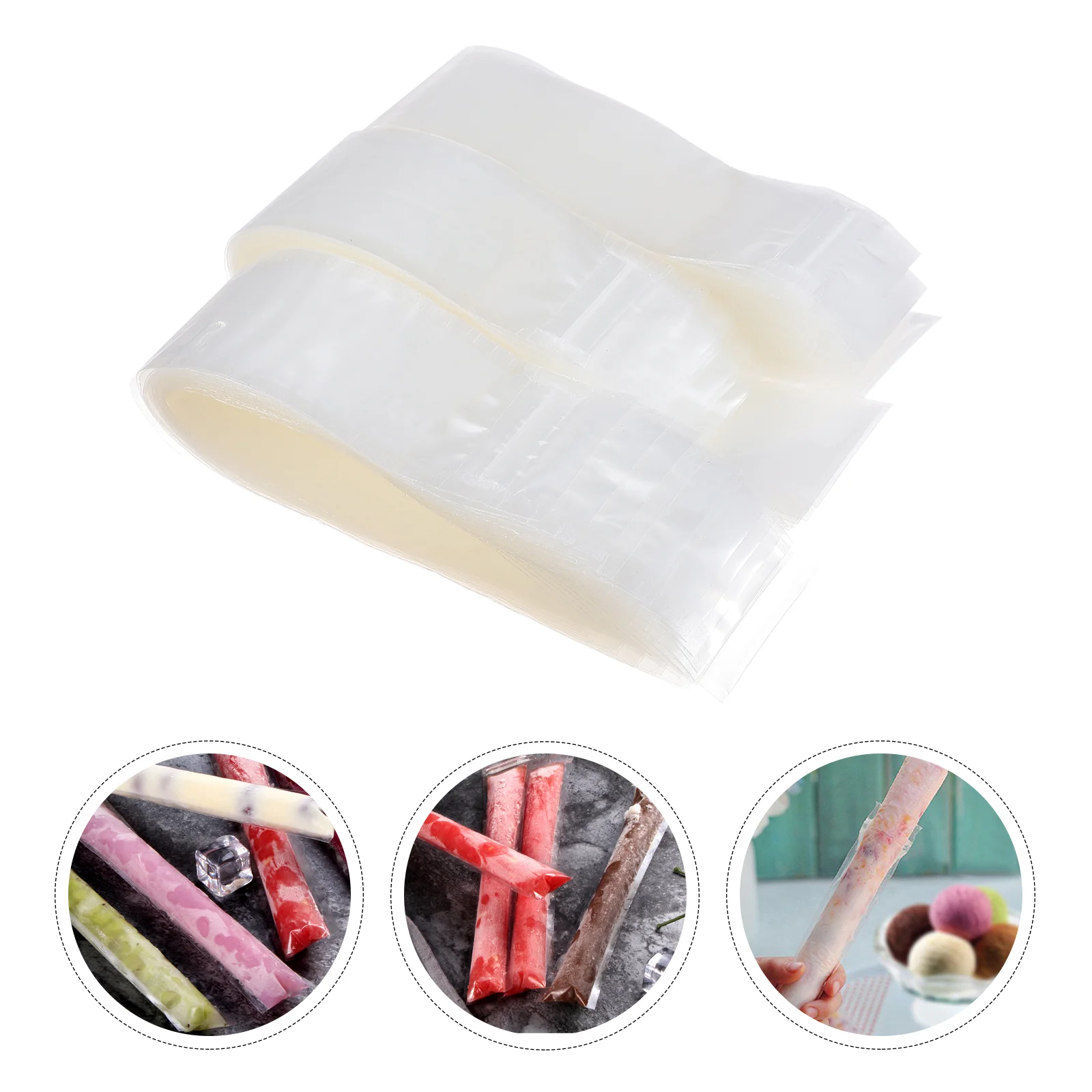 

Ice Bags Popsicle Mold Freezerbag Diy Pops Freeze Pouches Stick Yogurt Candy Maker Molds Tubes Lollipop Lolly Tube