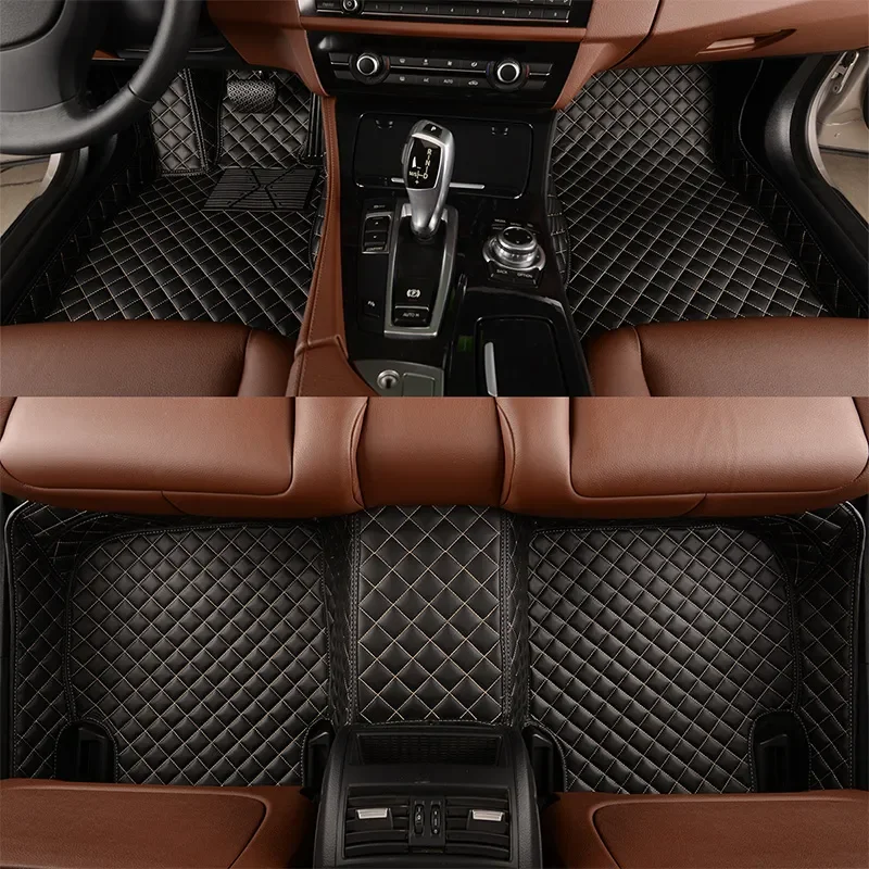 

NEW2023 Car Floor Mats For Nissan Qashqai Primera P12 Tiida Almera Classic Patrol X Trail T31 T32 Kicks March Custom Auto Access