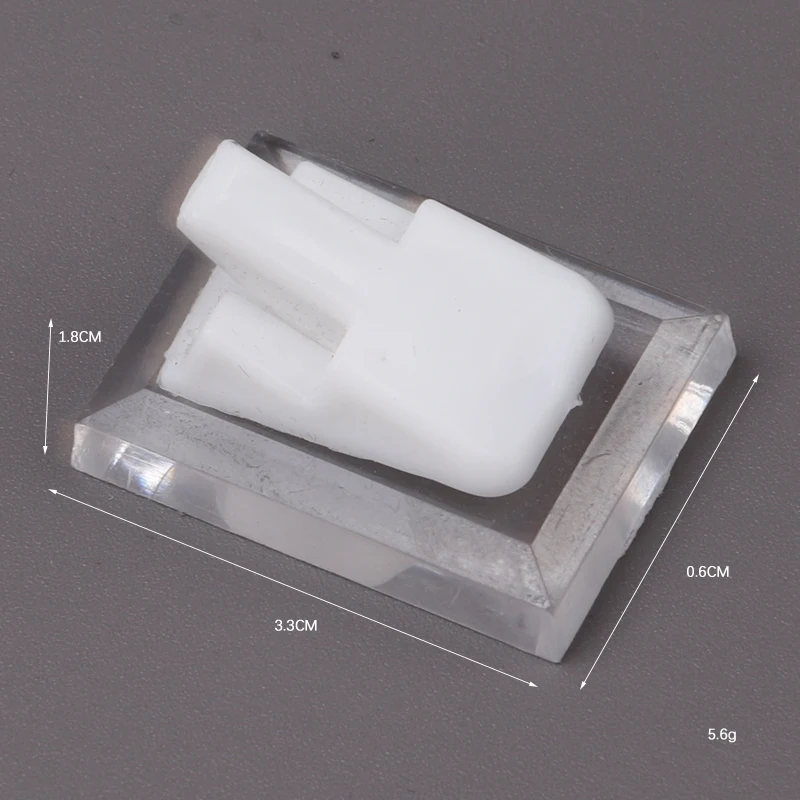 High Qualit Plastic With Acrylic Crystal Ring Display Clip Stand Mini Square Jewelry Display Storage Wholesale