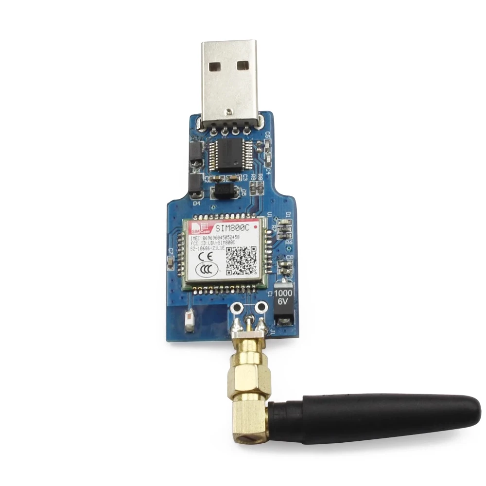 USB-модуль GSM GPRS SIM800 SIM800C модуль CH340T чип для беспроводного Bluetooth-совместимого