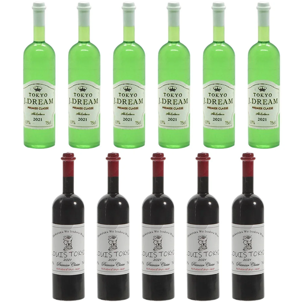 

Миниатюрные аксессуары для дома, миниатюрные предметы, набор бутылок, модель, Миниатюрная игрушка