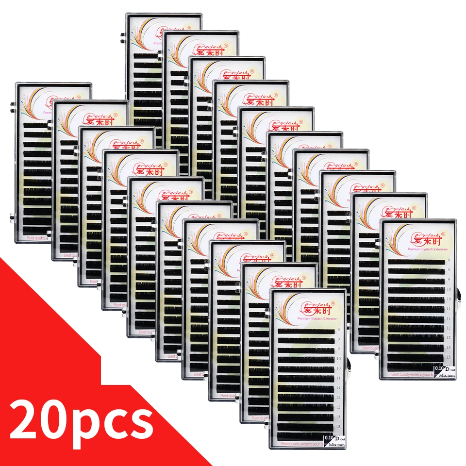 

20 лотков/партия, накладные ресницы из натуральной норки