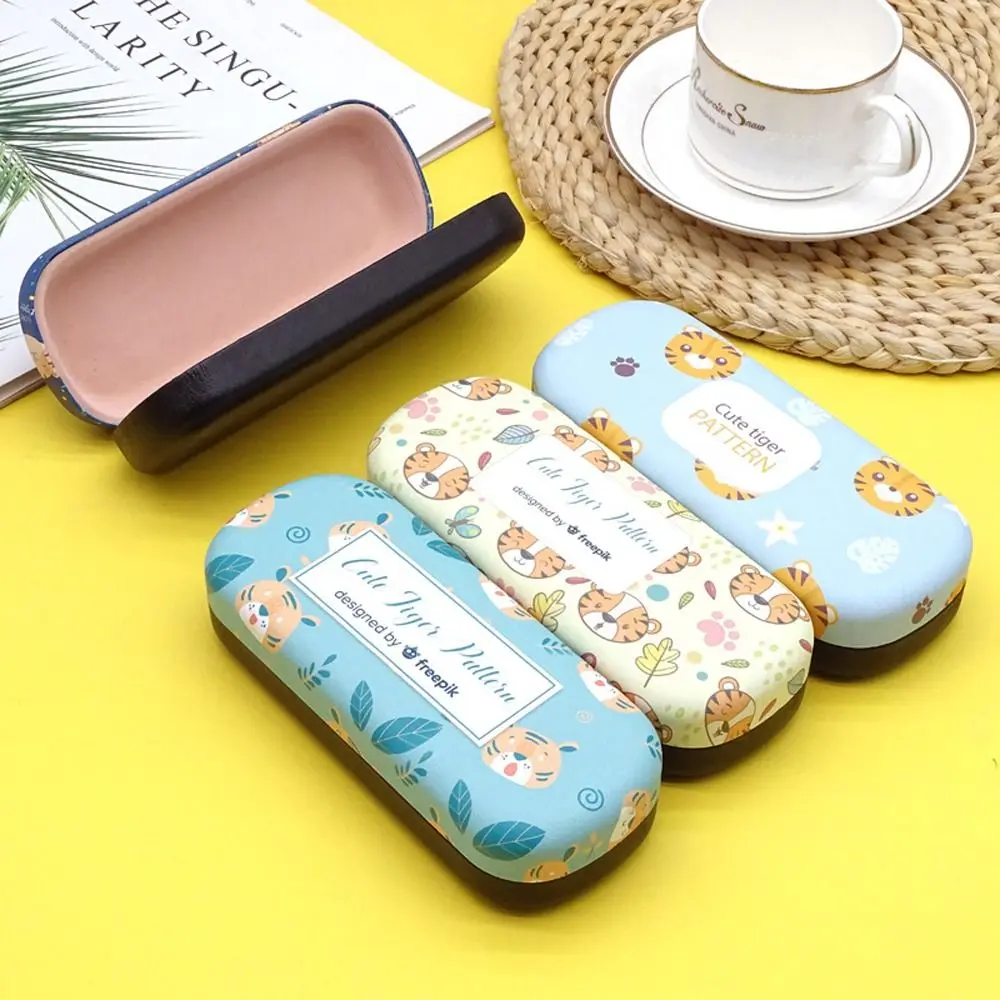 

Футляр для хранения в виде мультяшного медведя, портативный защитный чехол для телефона, простой водонепроницаемый футляр для очков, кошек, солнцезащитных очков