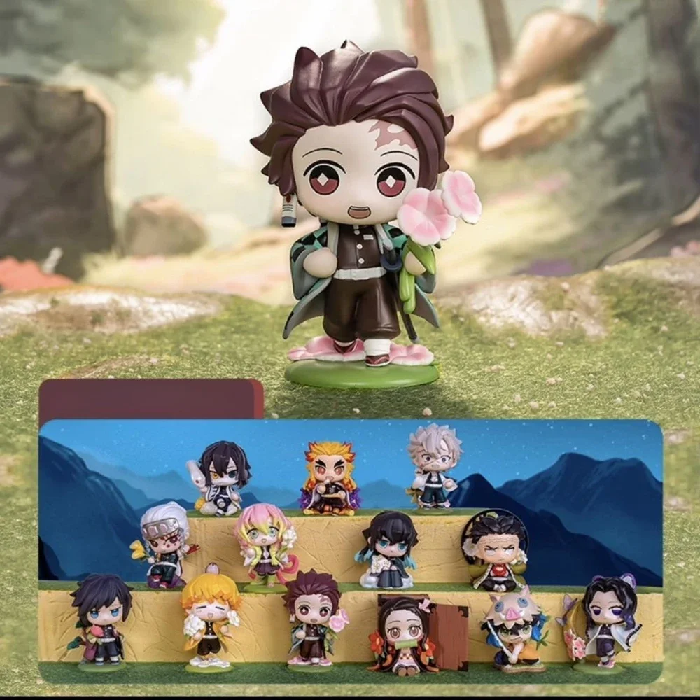 Фигурки Demon Slayer Tanjiro Nezuko Zenitsu Kamado Tanjirou Hashibira Inosuke милые украшения настольный