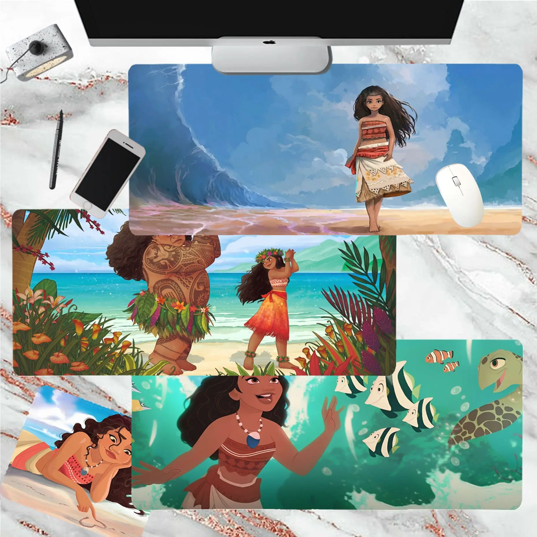 

Disney Moana Fashion Gamer Play Mats Mousepad Size For Keyboards Mat Mousepad For Boyfriend Gift