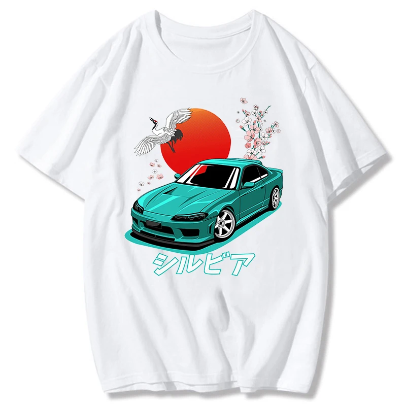 Футболка мужская с рисунком японского аниме милая Повседневная футболка