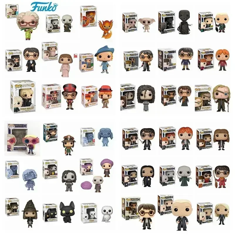 Фото Коллекционные фигурки FUNKO POP: Джинни Фокс, Гарри Поттер, Хедвиг, Дамблдор, Добби, Снейп, Воландеморт, Луна, Рон, Гермиона. Игрушки-модели, подарки. №3