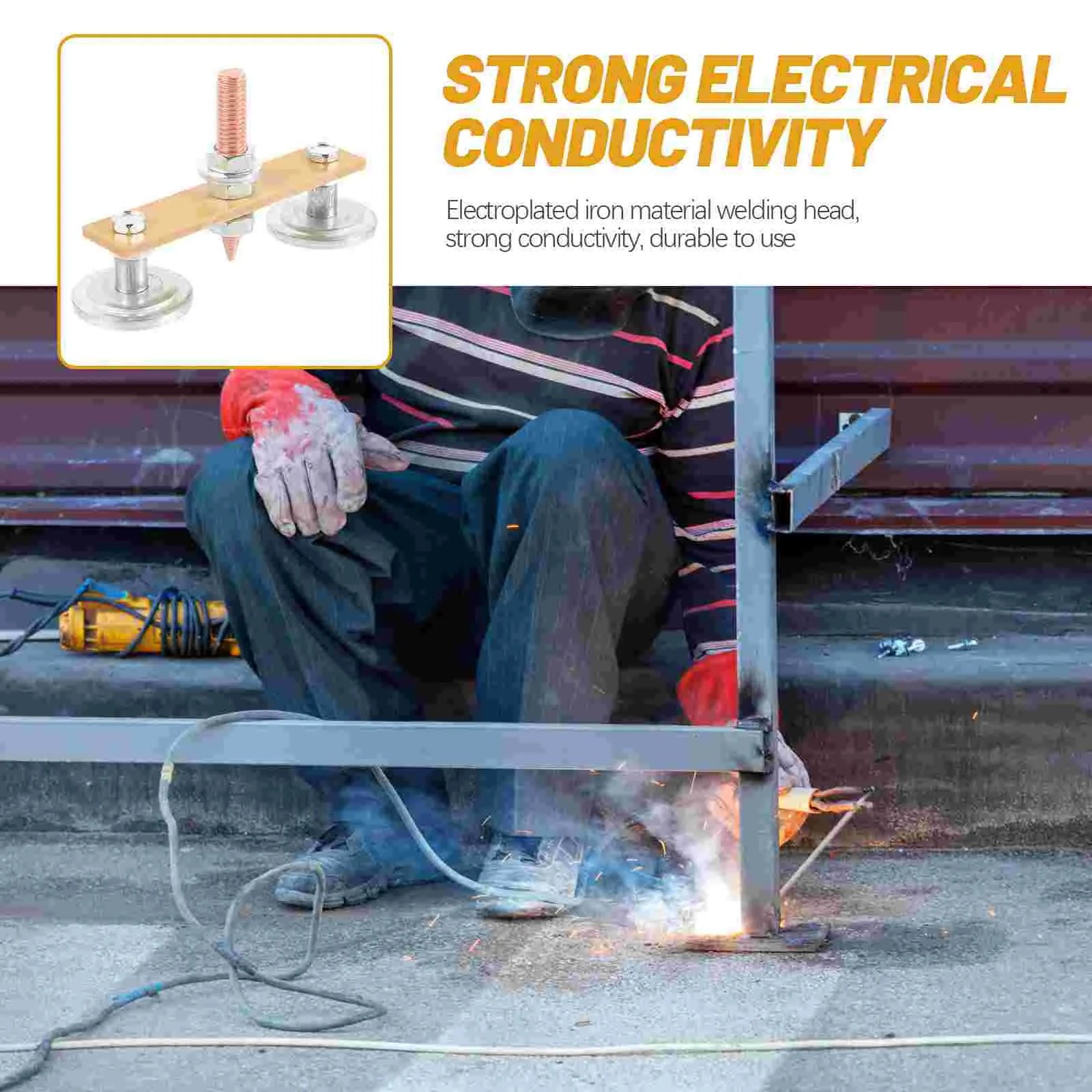 2 шт. магнитное сильное заземляющее устройство приспособление для сварочной