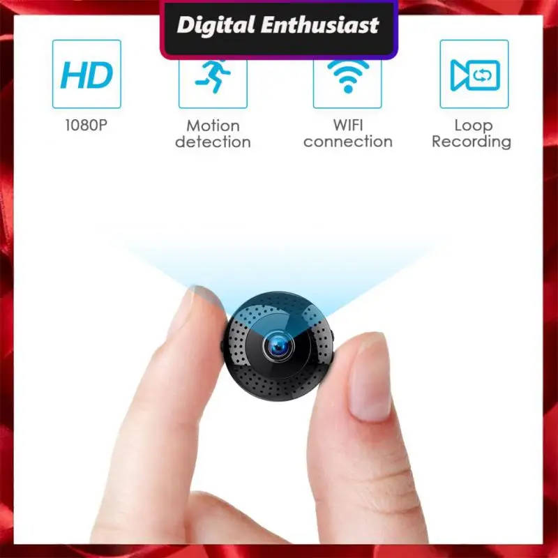 

Motion Detection Mini Camera Security Protection Home Security Nanny Cam Video Surveillance High Deinition Hd1080p Smart Home