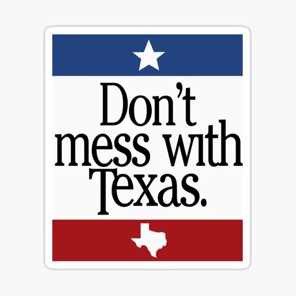 

5 шт. наклеек «не беспорядок с Техасом» на фон ноутбука, милая комната, дом, мультфильм, окно, автомобиль, художественные украшения, смешные наклейки на стену