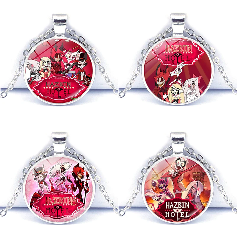 Hazbin Hotel аниме периферийное ожерелье кулон модные декоративные Вагги Чарли