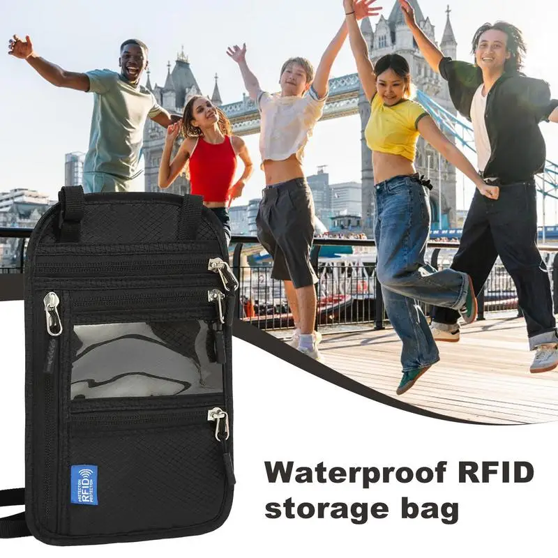 RFID блокирующая сумка для документов