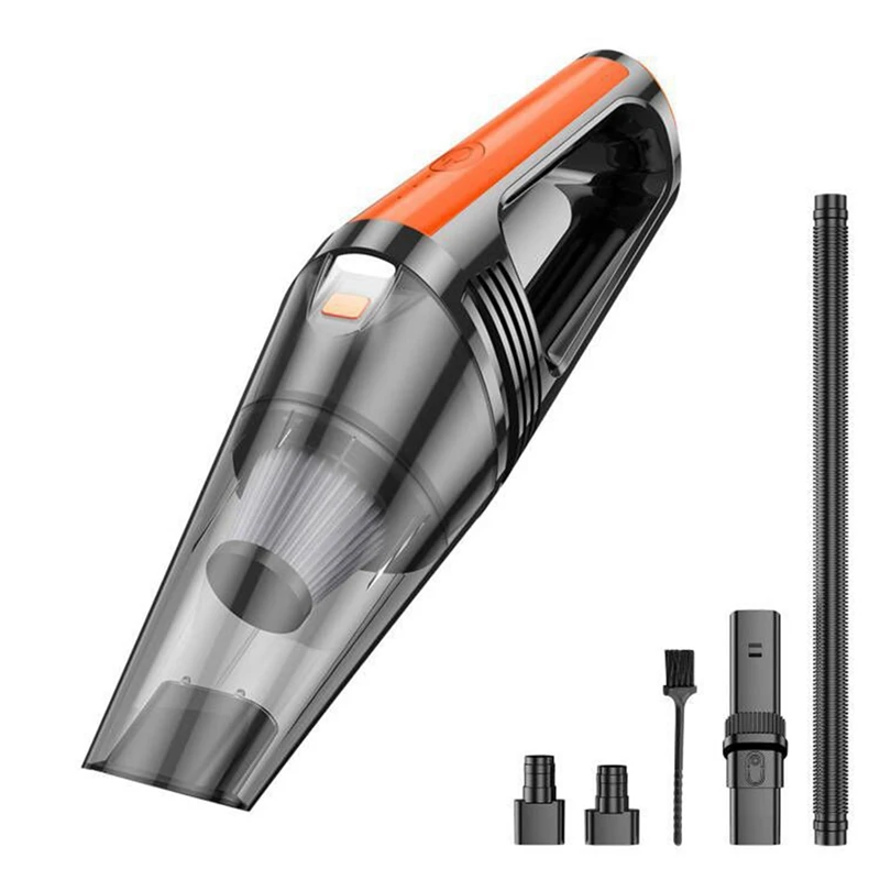 

6000Pa Portable Car Vacuum Cleaner Strong Suction Brushless Vacuum Cleaner Dual Use Mini Handheld For Home Desktop