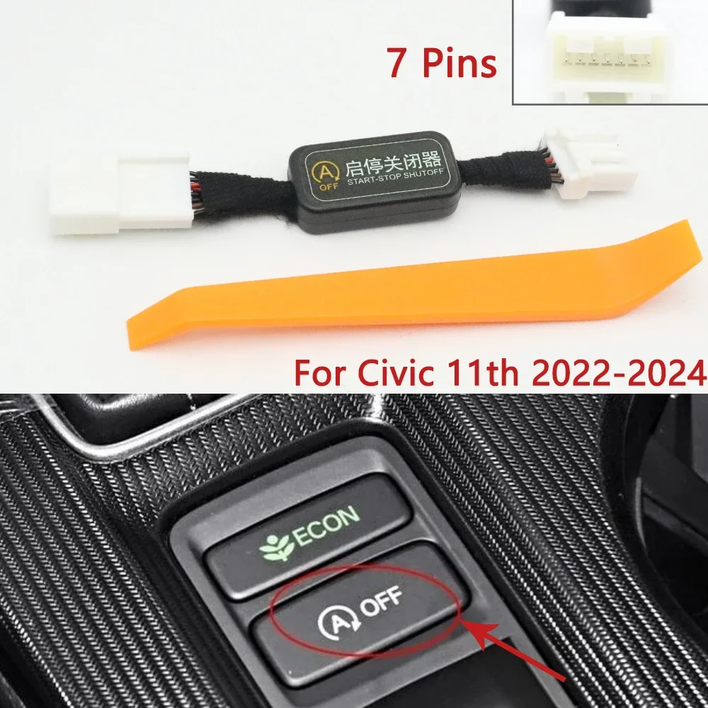 

Автомобильный автоматический запуск, остановка двигателя, съемник, умный выключатель, датчик доводчика, штекерный кабель для Honda Civic 10th 11th 2016-2024