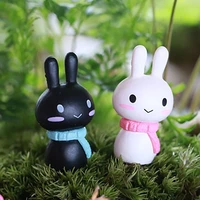 cute ornaments animal outdoor bonsai decoration micro landscape easter rabbit home decor bunny miniatures