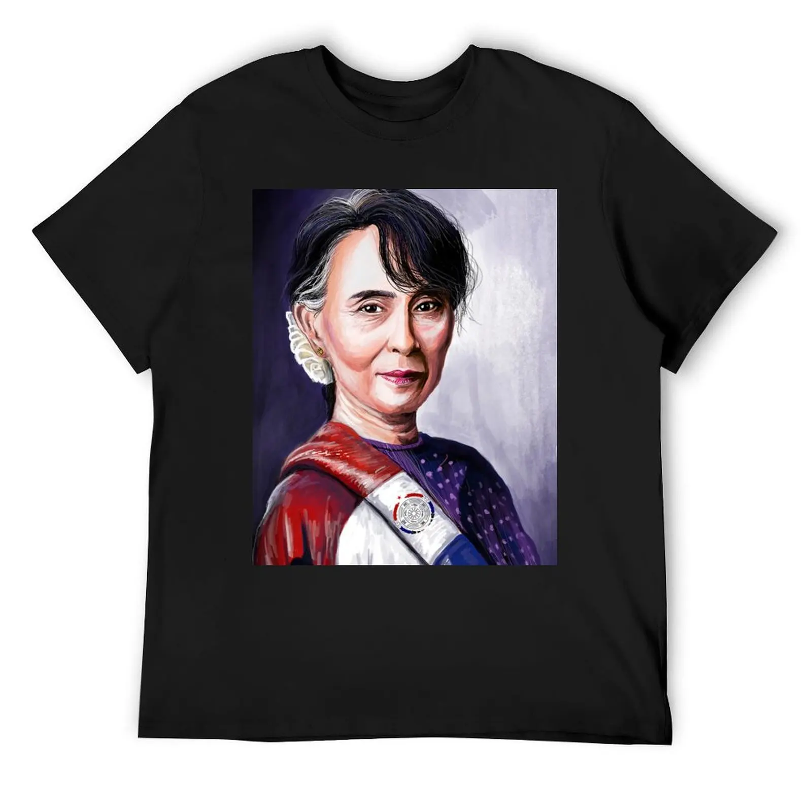 Футболка Aung San Suu Kyi новое издание футболка с короткими рукавами для любителей