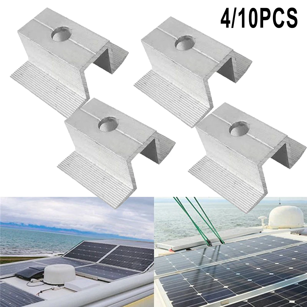 

4/10* Solar Panel Mounting Bracket Clamp Photovoltaic Support Solar System Accessories Solar Photovoltaic Bracket 25-50MM New