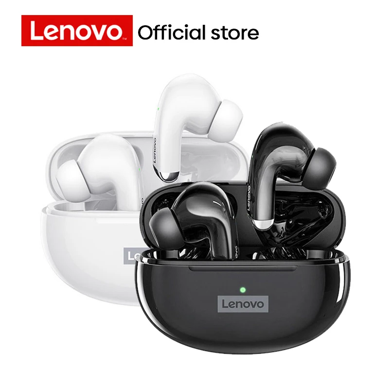 

Original Lenovo LP5 TWS Wireless Bluetooth Headset HiFi Music Stereo Earpiece Noise Reduction Earphone Sport With Mic Earbuds