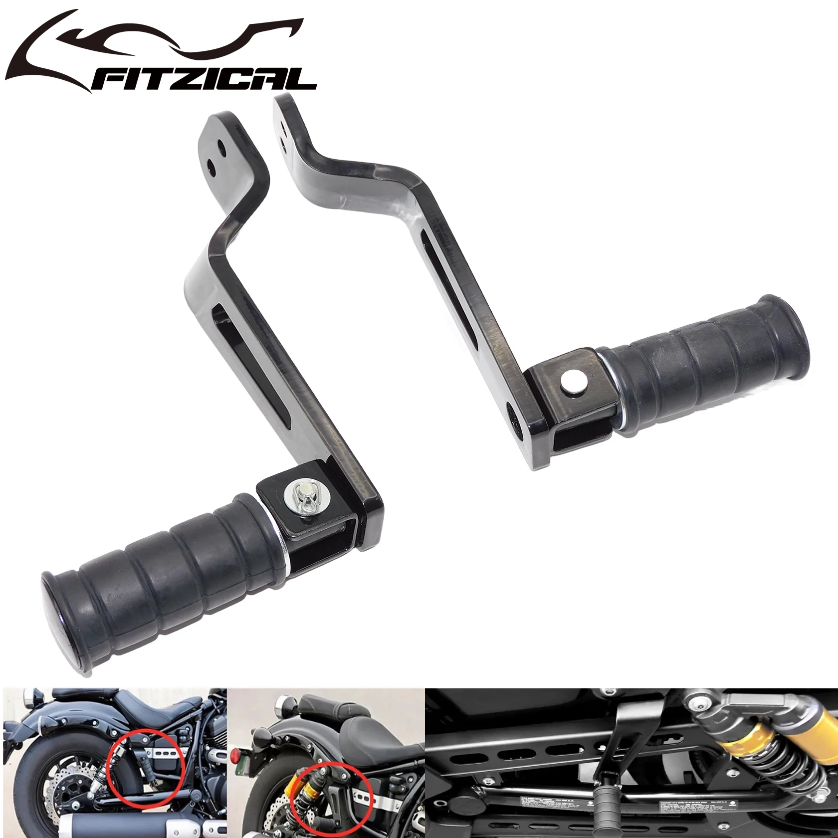 Мотоциклетные задние Пассажирские подножки кронштейн педаль для Yamaha Bolt 950 XV950 XVS