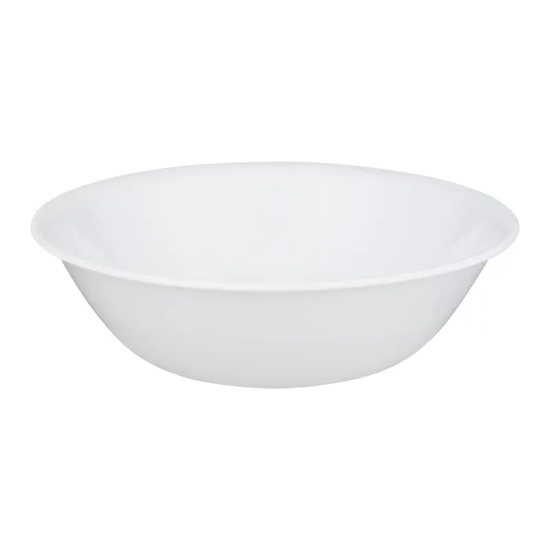 

Gorgeous Classic Frosted White 2-Quart Serving Bowl - Perfect for Winter Serving.
