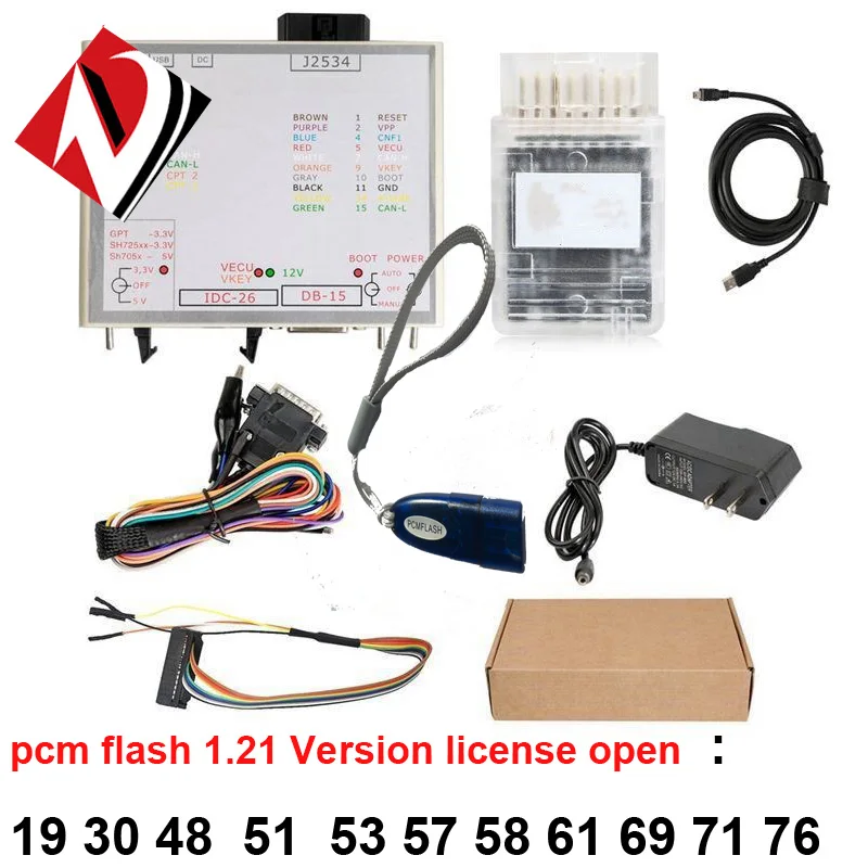 Программатор PCM FLASH 1 21 ECU для улучшения электропитания и трансмиссия Openport 2.0