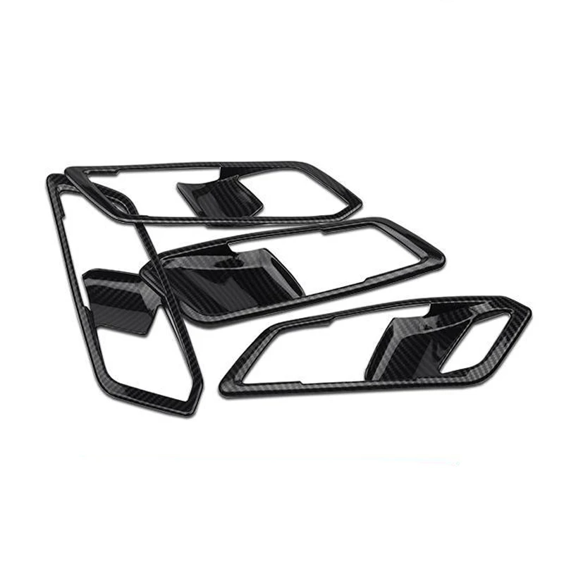 Фото Для BMW 3 серии i3 G20 G28 2020-2022 LHD ABS серебристая внутренняя дверная ручка автомобиля, накладка на рамку, защитная крышка, аксессуары №3