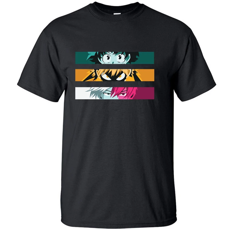 

My Hero Academia One For All Japanese Anime Deku T Shirt Homme Tshirt Men Tee Clothing Streetwear Tshirts Summer Cotton Top Tees
