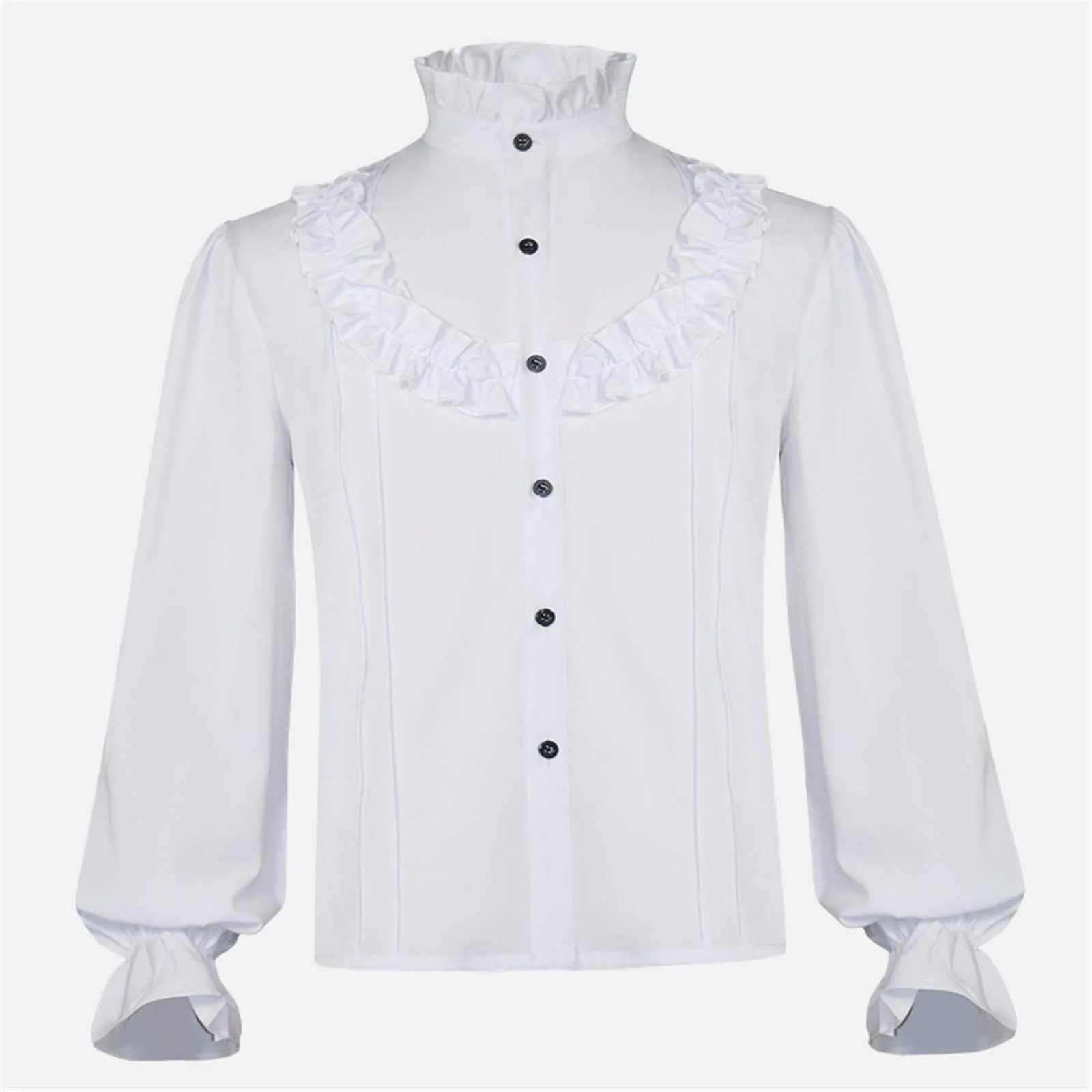 Новинка рубашка средневековой эпохи Возрождения топы для взрослых Мужской