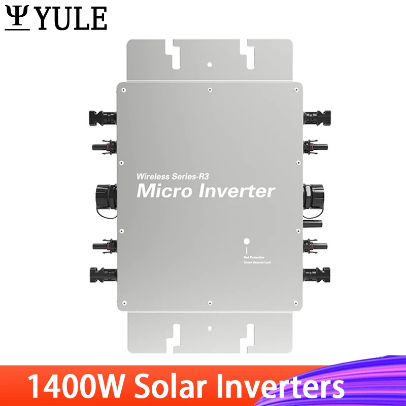 

1400W Pure Sine Wave Inverter DC Ip65 for 120V 230V AC Voltage Transformer Power Converter Solar Inverter Micro Solar Panel