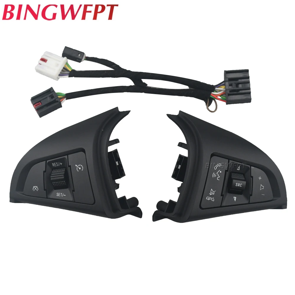 Фото Для Chevrolet Cruze 2009-2014 новая кнопка на руле, автомобильный переключатель круиз-контроля с подсветкой 96892140 96892135   Автозапчасти №5