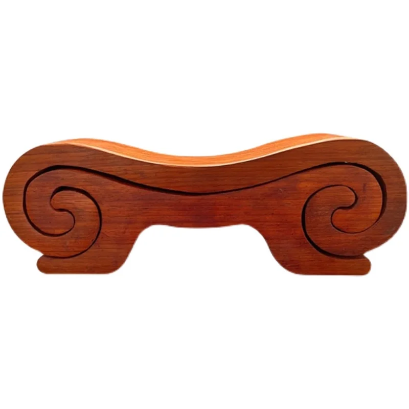 

Двойная подушка из массива дерева, подушка для шеи, Натуральный полезный массаж, Классическая деревянная подушка для двора, конус поддержки шеи