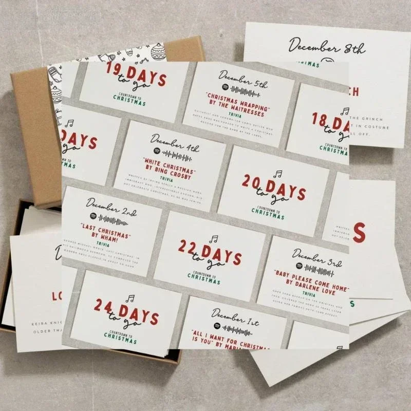 Лидер продаж в европейском и американском стиле обратный отсчет Керстакarten