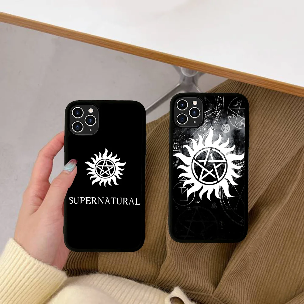 S-Supernatural TV Phone Case Silicone PC+TPU For Samsung S10 20 30 22 23 24 Plus Lite Ultra Cover