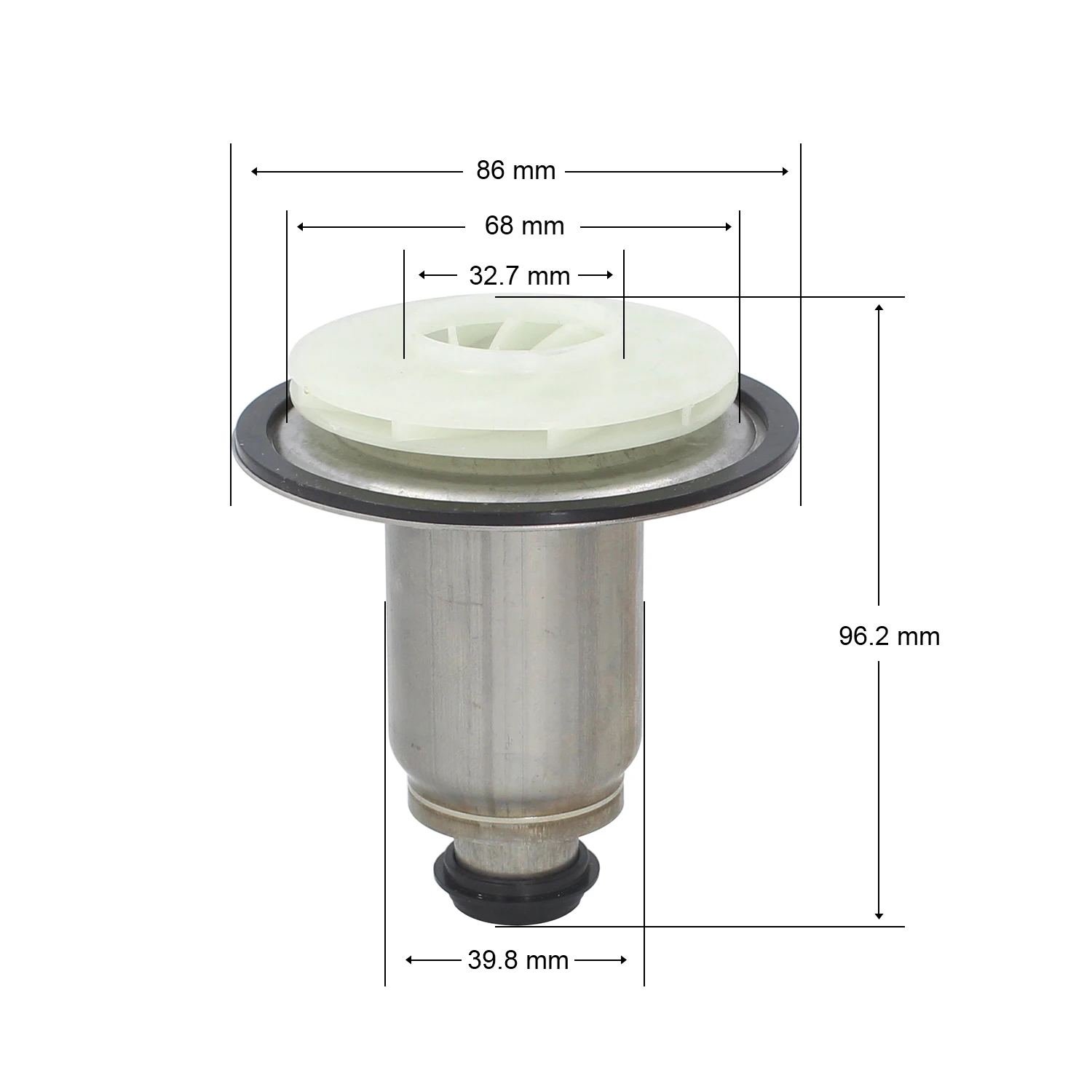 

Gas Boiler Spare Part Water Circulation Pump Motor Rotor Water Leaves for Wilo Pump Apply to Power 63W~83W