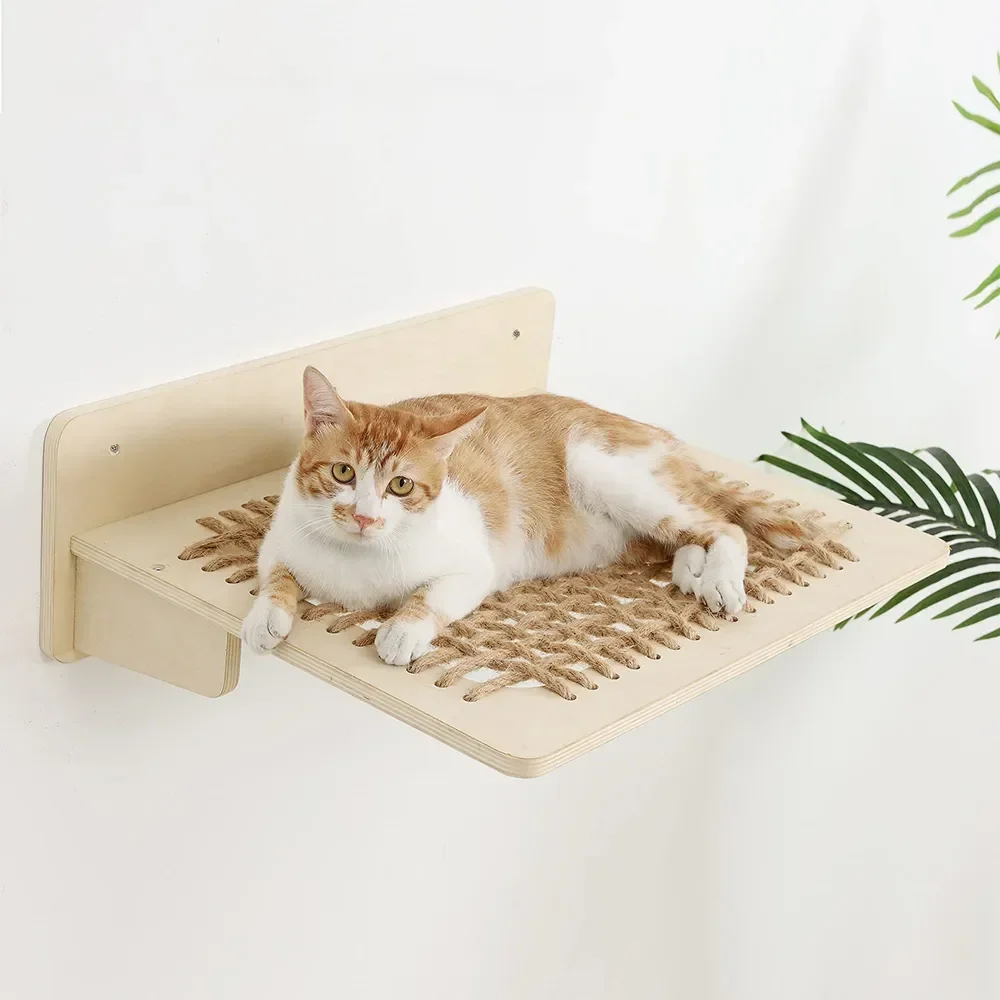 

Или веревка и настенная мебель настенная котенок и прыгающий Кот монтируемый сизальный деревянный гамак большие полки для кровати прикроватные Коты