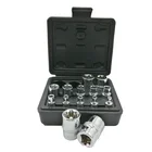 Набор торцевых головок 14 шт.компл., розетки и ключи типа звездочка 14 дюйма 38 дюйма, набор ручных инструментов для авторемонта