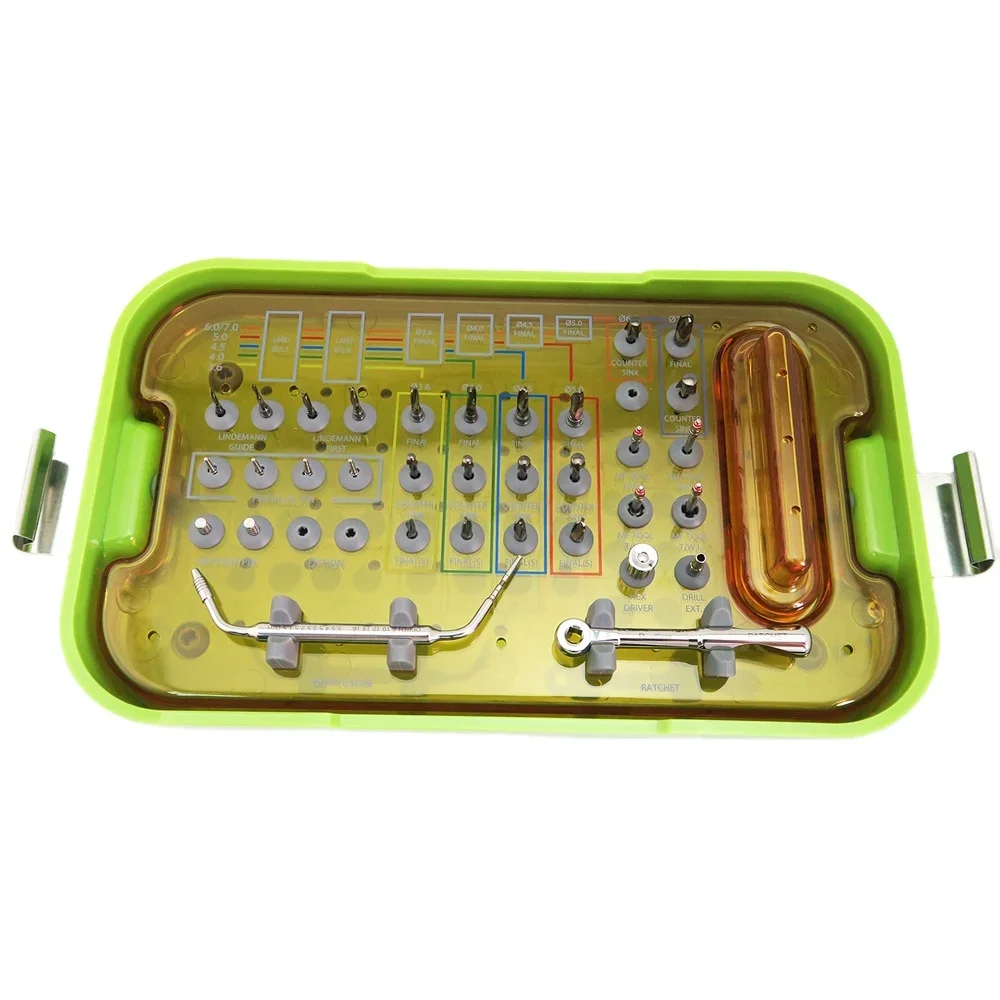 Зубчатые имплантаты хирургический Комплект суперлиния и имплантиум набор