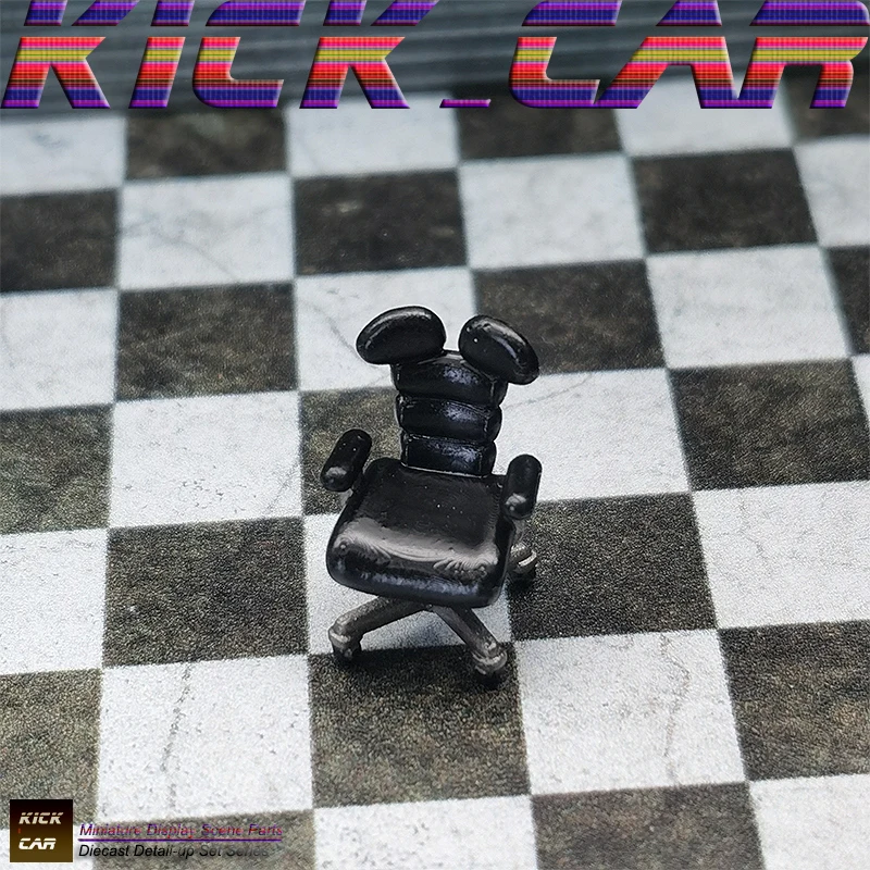 

Модель поворотного стула EasyDrift 1/64, полимерная модель автомобиля, инструменты для ремонта гаражных сцен, украшение, имитация сцены, игрушка