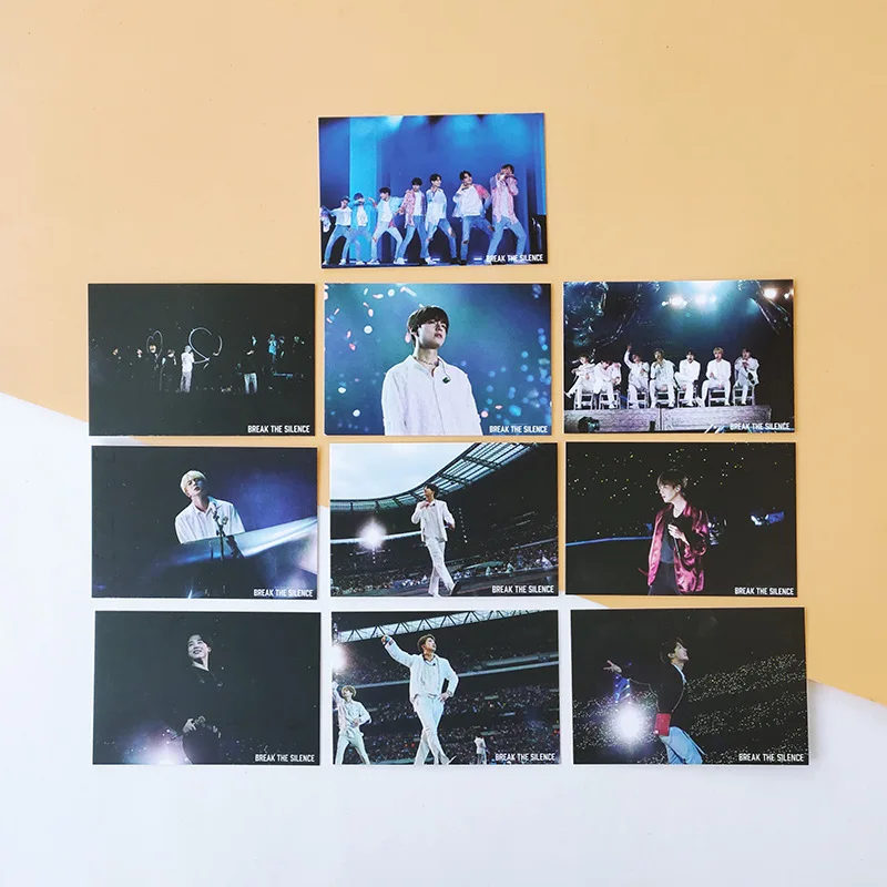 

10pcs/set Kpop Group Photocard Break The Silence Collection Cards Photo Cards Postal Card LOMO Card for Fans