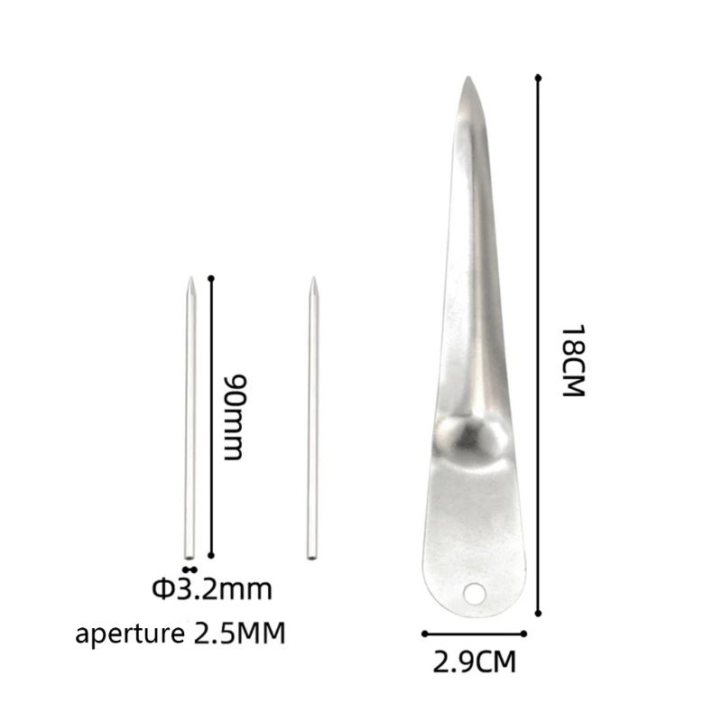 

Pry Cutter Hardware Tool with Steel Needle for Craft Rattan Furniture Metal Knives for Chairs Tables Weaving Repairing Q81C