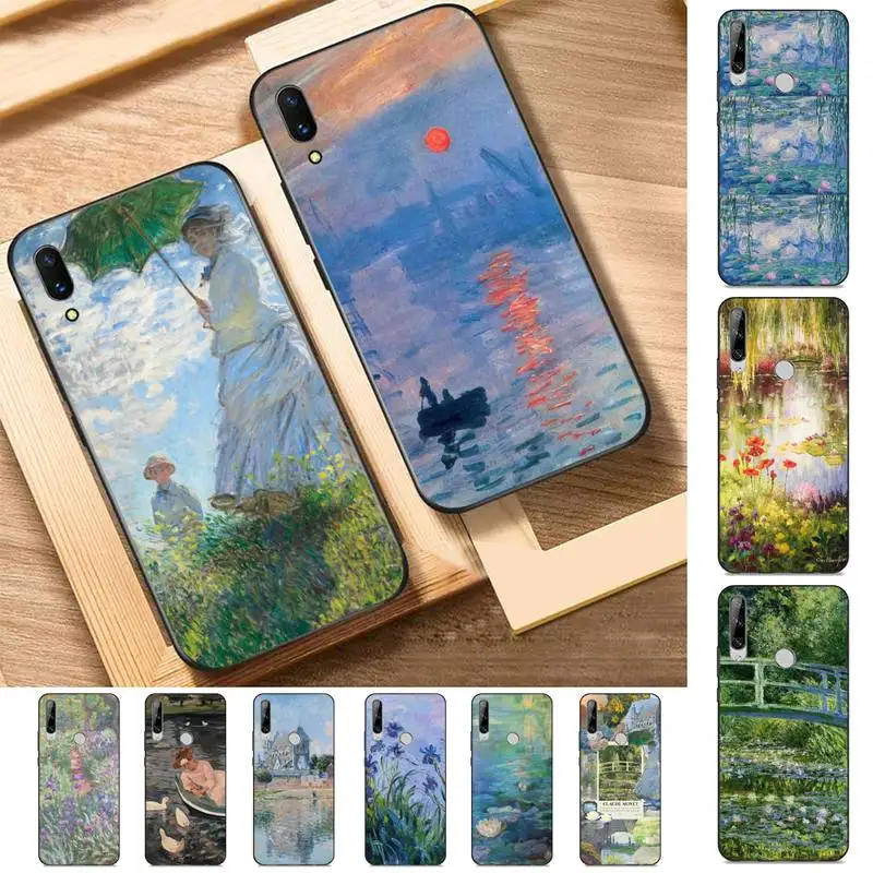 

Claude Monet Phone Case for Huawei Y 6 9 7 5 8s prime 2019 2018 enjoy 7 plus