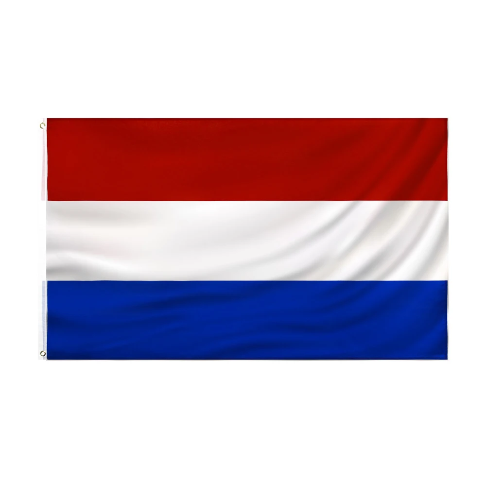 

Netherlands Flag 90x150cm Holland National Flags Polyester Vivid Color and Fade Proof with Brass Grommets