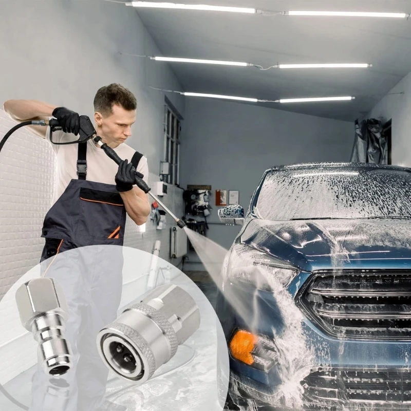 SZYU Professional 1/4 &quotNPT быстросъемные адаптеры для шлангов мойки высокого давления 4 шт.