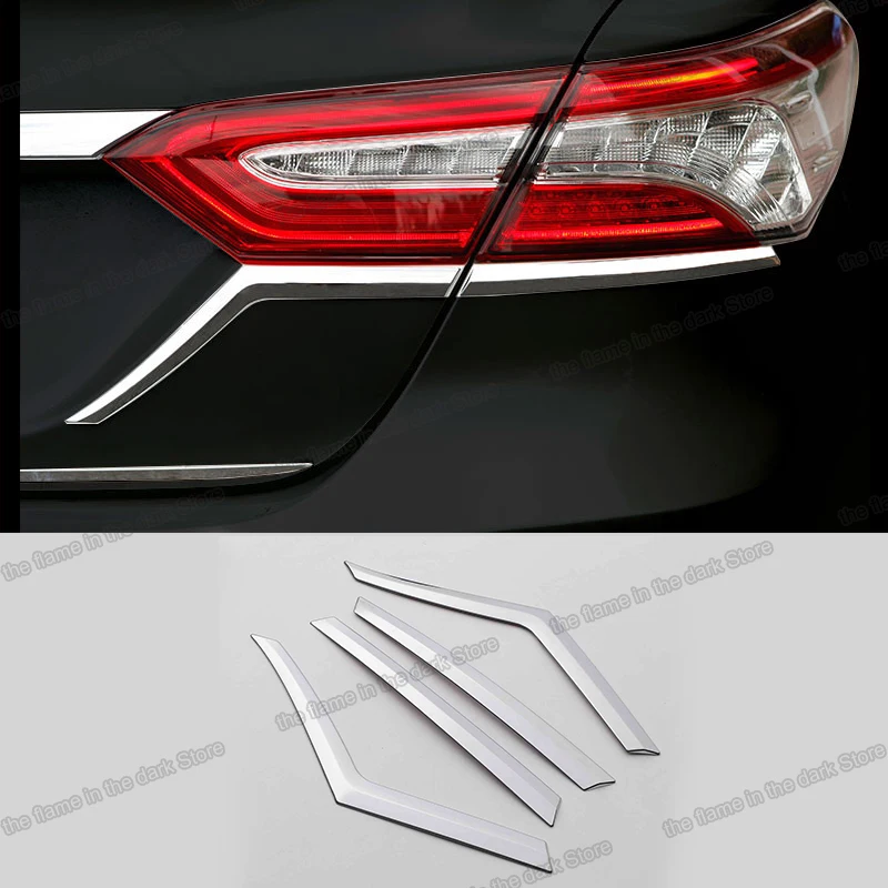 Углеродное волокно Abs Автомобильный задний фонарь рамка планки для toyota camry 2019 2020